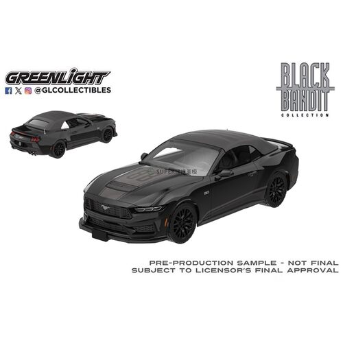 绿光 1:64 2024 Ford Mustang 福特野马 GT 敞篷版 28190B