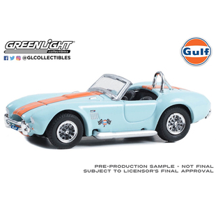 绿光 1:64 1965 谢尔比眼镜蛇 427 S/C Gulf Oil 海湾石油41135A