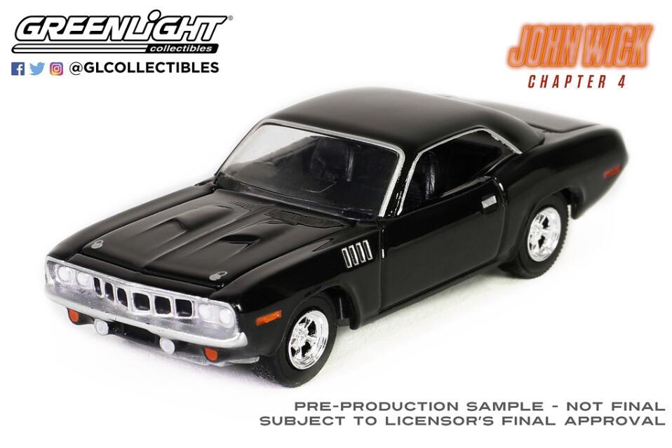 绿光车模普利茅斯库达好莱坞美剧