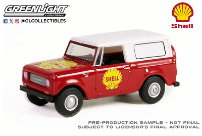 绿光 1:64 1968 Harvester Scout 收割机侦察兵 壳牌特别版41155C