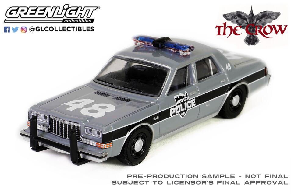 绿光 1:64 1984普利茅斯格兰狂怒内城警察局《乌鸦(1994)》62020e