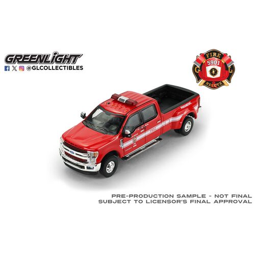 绿光 1:64 2018 Ford 福特 F-350 LAFD 洛杉矶消防局 67070F