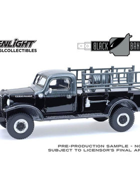 绿光 1:64 1946 Dodge Power Wagon 道奇动力货车 消防车 28170C
