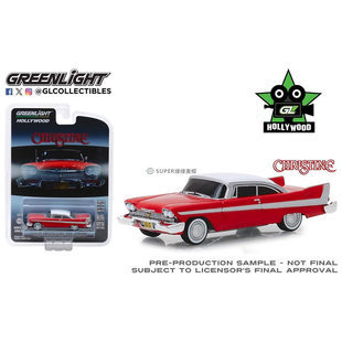 暗黑邪典版 普利茅斯Fury复仇女神 熏黑车窗44840B 1958 绿光