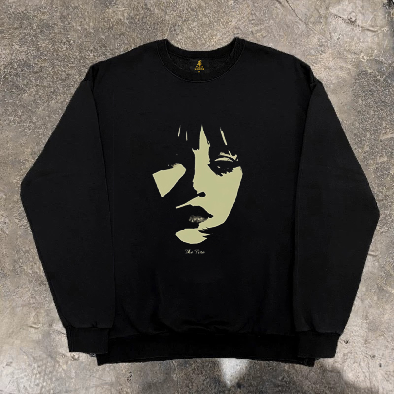 thumbnail for Make Money and Do Charity! Sweatshirt 388g! Upward Knight American Retro Style Thickened Long-Sleeved Crew Neck Sweatshirt for Men and Women