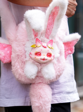 DUMIA森野星漫maytree幻想生物毛绒背包斜挎包玩偶外出可爱单肩包