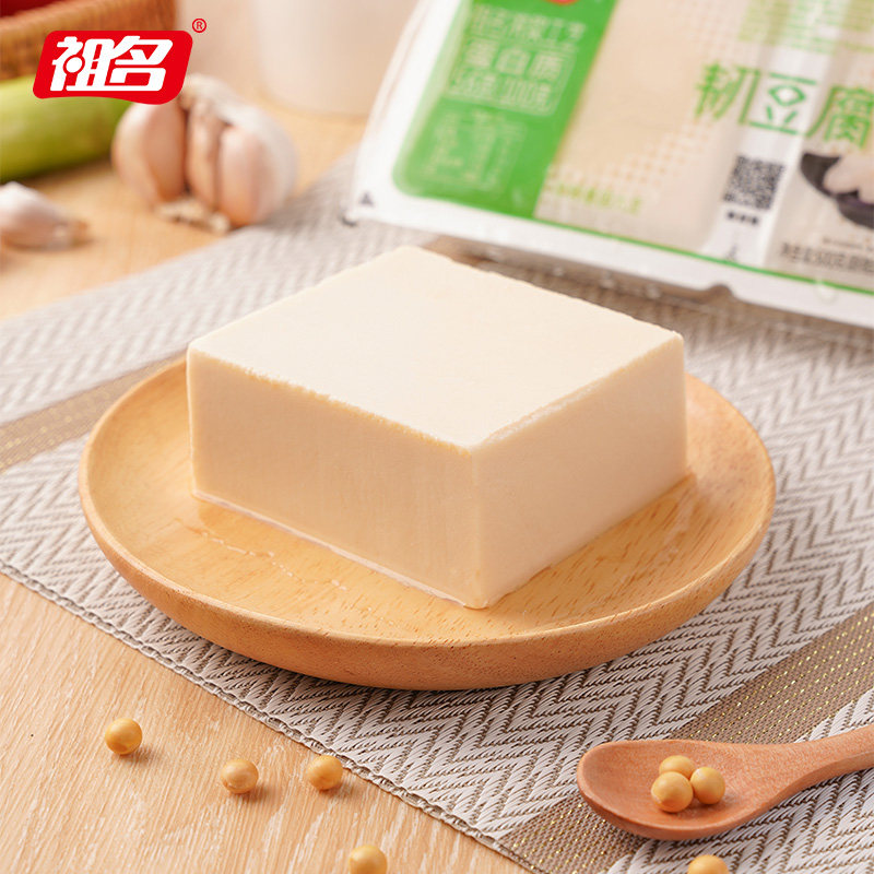祖名韧豆腐嫩豆腐鲜豆腐煮汤食材豆制品豆花非即食500g/盒