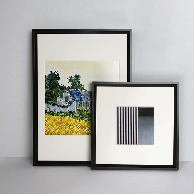 瀚露挂墙画框尺寸定做铝合金相框