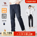 骆驼加绒牛仔裤 男款 保暖直筒裤 长裤 Camel 休闲裤 子男 厚实加绒