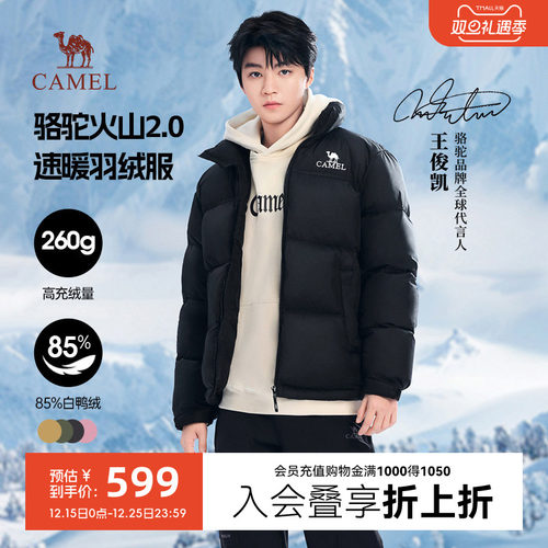 王俊凯同款骆驼火山2.0羽绒服