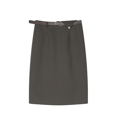 idole奕多中长款OL风半身裙