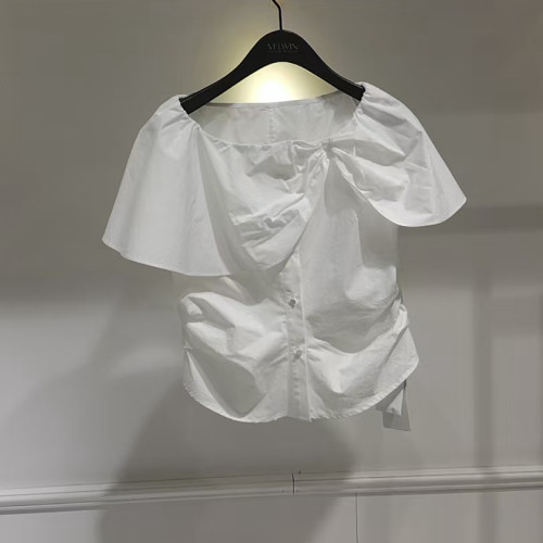蔚雯夏季甜美洋气小衫上衣