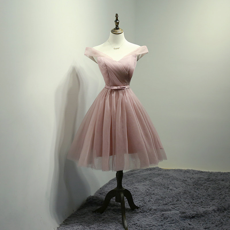 伴娘服裙2020新品晚禮服伴娘服蓬蓬裙壹字肩敬酒服姐妹禮服連衣裙在類目 女裝/女士精品, 婚紗/旗袍/禮服, 禮服/晚裝中 - 來自Buy2taobao.com提供專業的淘寶代購服務