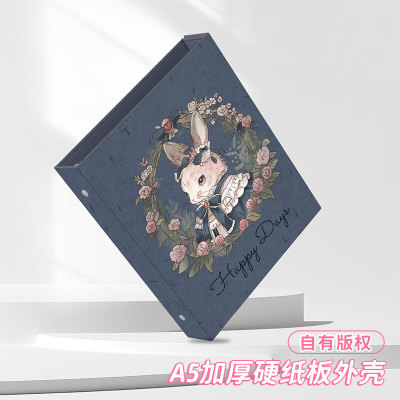去造未来卡通大A5盒型磁吸卡册活页外壳3寸卡片收纳相册耐抗压6孔