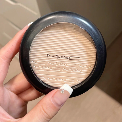 Mac Ginger Highlighter Two-Tone Contouring Palette Face Brightening Shimmer Small Gold Box Omega Dual Contour and Nose Shadow
