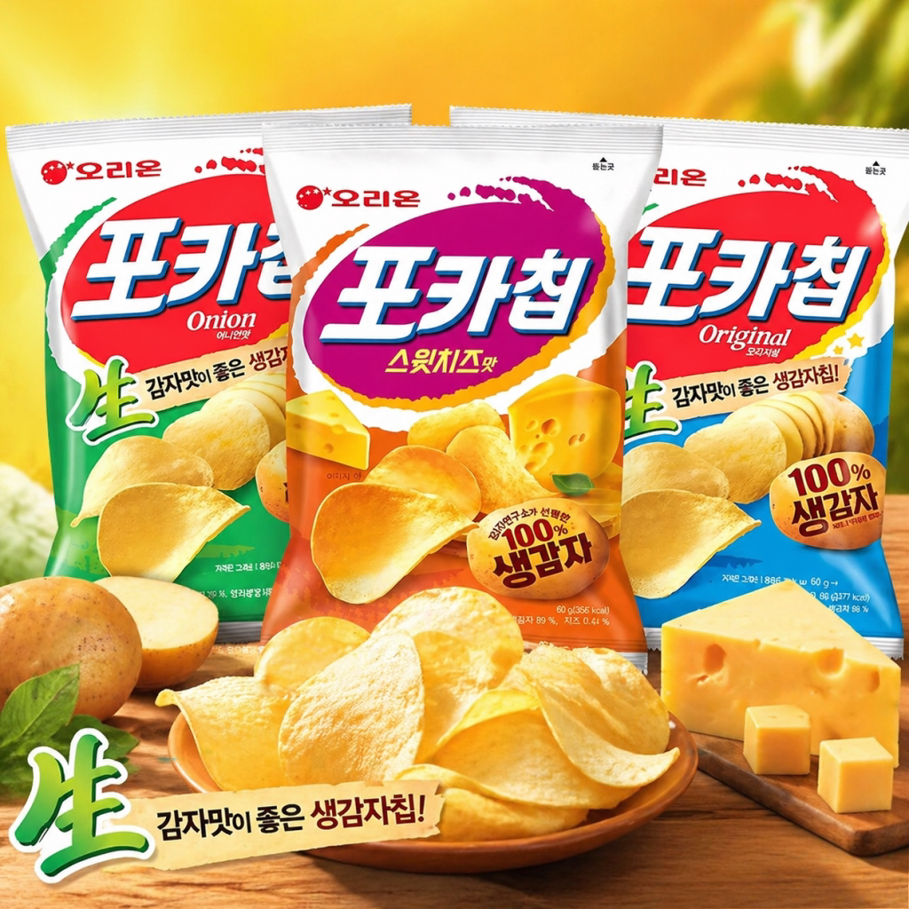 韩国好丽友土豆薯片60g