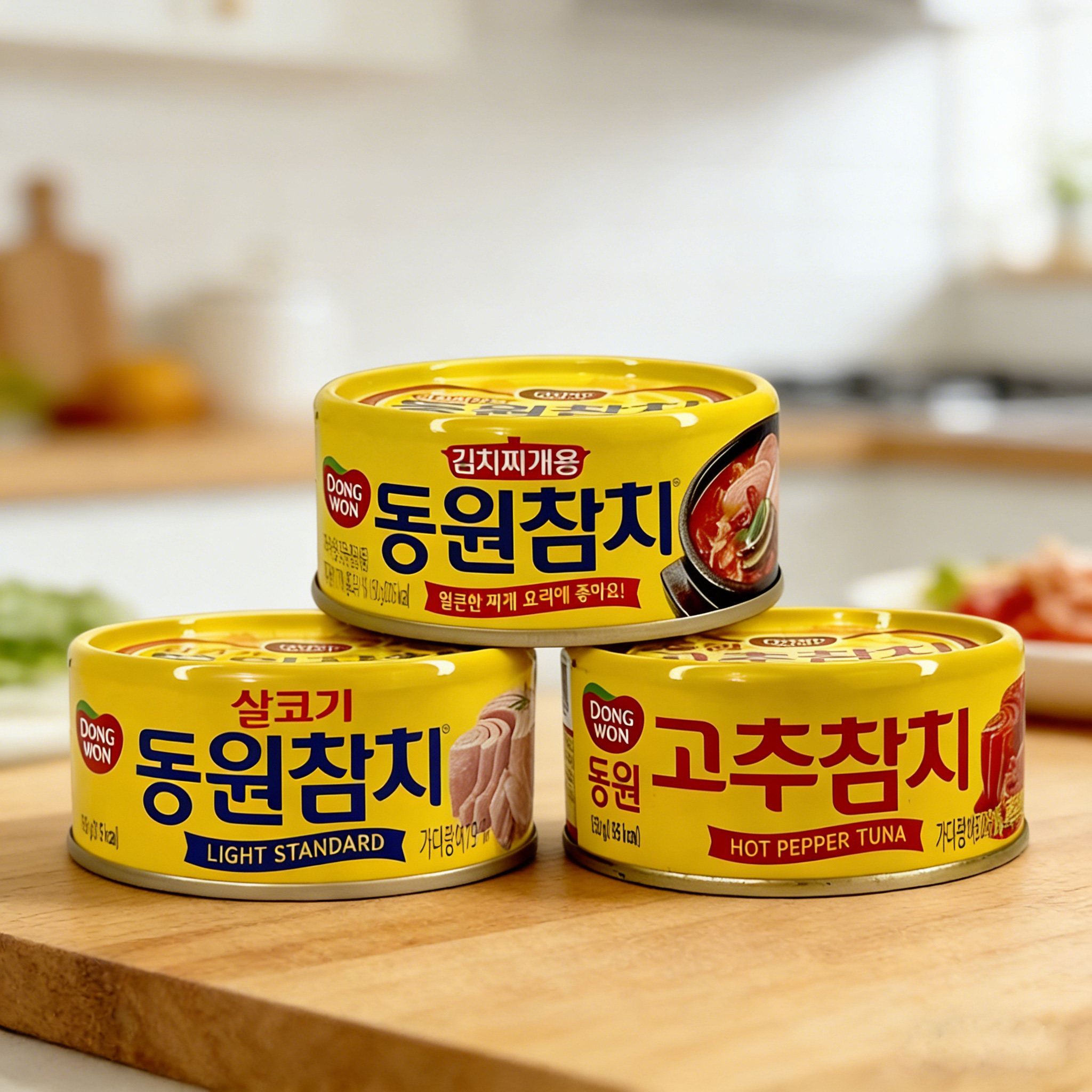 韩国进口同源东远DONGWON原味金枪鱼肉罐头100g油浸即食拿吞鱼