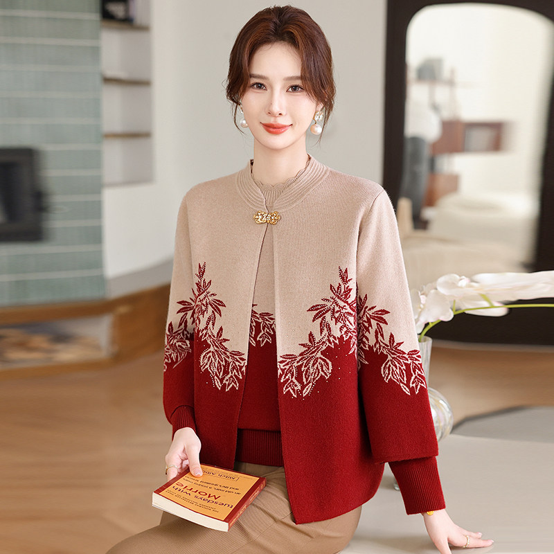 阔太太2件套秋季新款毛衫