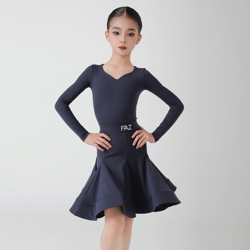 FAZ少儿网红拉丁舞比赛服装女儿
