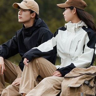 太仓华利安官方旗舰店冲锋衣情侣三合一户外登山钓鱼防风防水外套