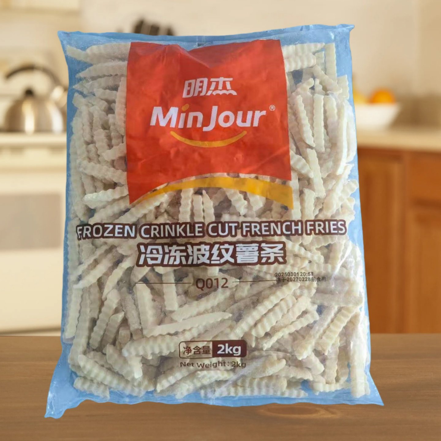 冷冻波浪薯条西餐奶茶店油炸小吃