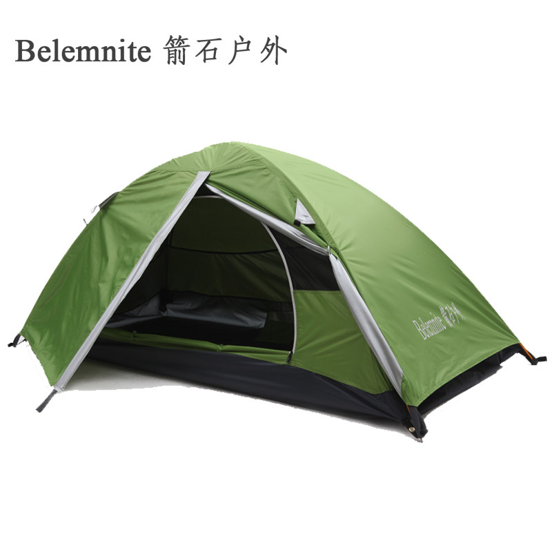 【天天特价】箭石户外单人帐篷野营钓鱼帐篷超轻骑行帐篷双层防雨