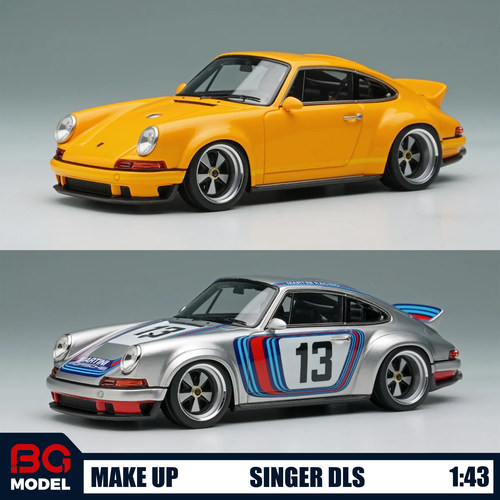 MAKE UP 1:43保时捷911 Singer DLS跑车树脂汽车模型收藏摆件