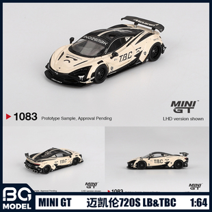 64迈凯伦720S Boring LBWK The Car合金汽车模型1083 TBC MINIGT1