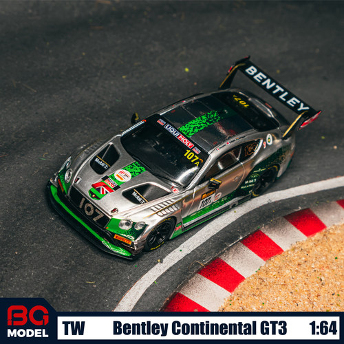TW1:64宾利欧陆Continental GT3 Bathurst 12Hour合金汽车模型