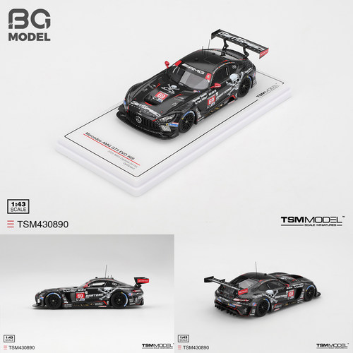 TSM 1:43奔驰AMG GT3 EVO #69赛车树脂汽车模型收藏