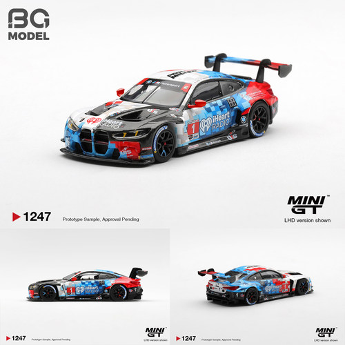 MINIGT#1247 1:64宝马M4 GT3 EVO #1 Paul Miller Racing合金车模