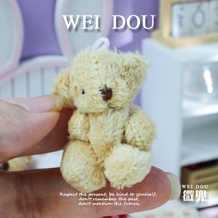 娃屋迷你毛绒玩偶ob11微缩娃娃12分场景配件bjd袖珍仿真拍摄道具