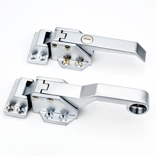 DK615冷库门锁碰锁工业烘箱蒸箱把手锁试验房密闭门拉手连杠杆锁