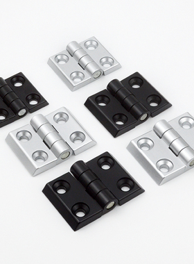 加厚合页蝶形锌合金亚光平开铰链AKQ52-G-Z-3040/4040型材用合页