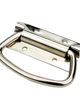 J204不锈钢折叠拉手承重型工业提手柄工具箱子折叠把手环设备抬手