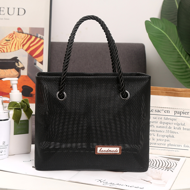 沙灘網游泳收納洗浴筐網眼浴包