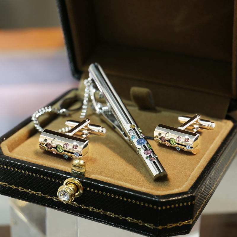 《合鸣·短笛》原创袖扣男士轻奢定制时尚高级法式衬衣袖口扣