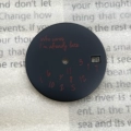 Black and red with calendar
