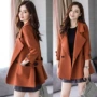 Áo gió ngắn nữ ngắn mùa xuân Hàn Quốc 2019 mới áo khoác ngắn hoang dã nhỏ thời trang nữ mùa thu - Trench Coat áo jacket nữ