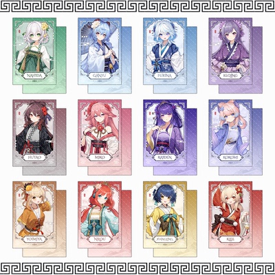 【原神FES同人通贩】原神周边纳西妲芙宁娜甘雨胡桃刻晴拍立得