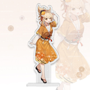 原神宵宫同人周边 宵宫国风立牌手办 宵宫国风吧唧色纸 TTZ