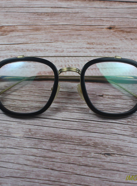 高端手造潮款双梁板材包纯钛近视眼镜框男女复古超轻眼镜架多色