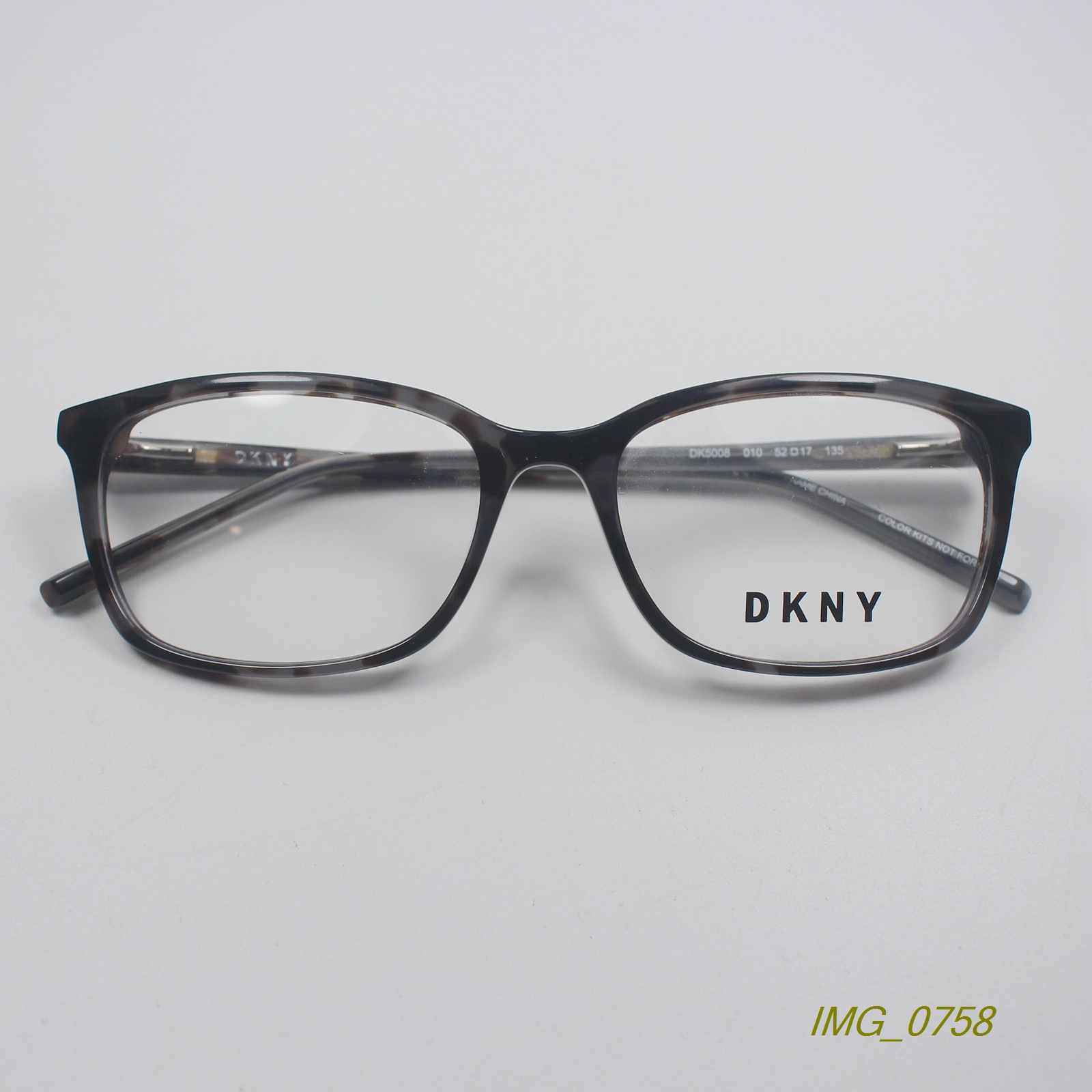 外贸单留样女士板材弹簧腿近视眼镜框经典款舒适眼镜架灰色DK5008