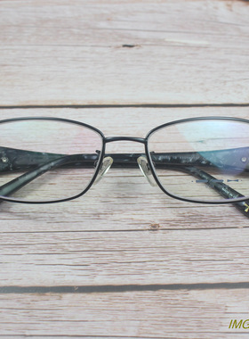 正品深圳厂日单板材腿金属镶钻镂空贵气女士近视眼镜框光学架3650