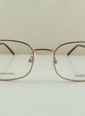 原单正品结实不锈钢合金全框金属方框近视眼镜框光学架多色CB213