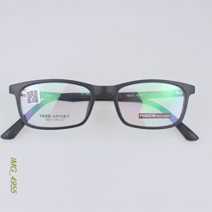 超轻TR90精致小方框近视眼镜框可配高度数眼镜架黑色18810 特价