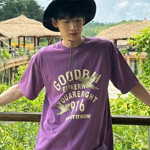 纯棉小白鸽潮牌goodbai体恤衣服