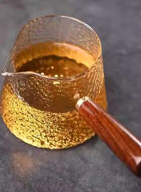 功夫茶具日式耐热加厚玻璃公道杯