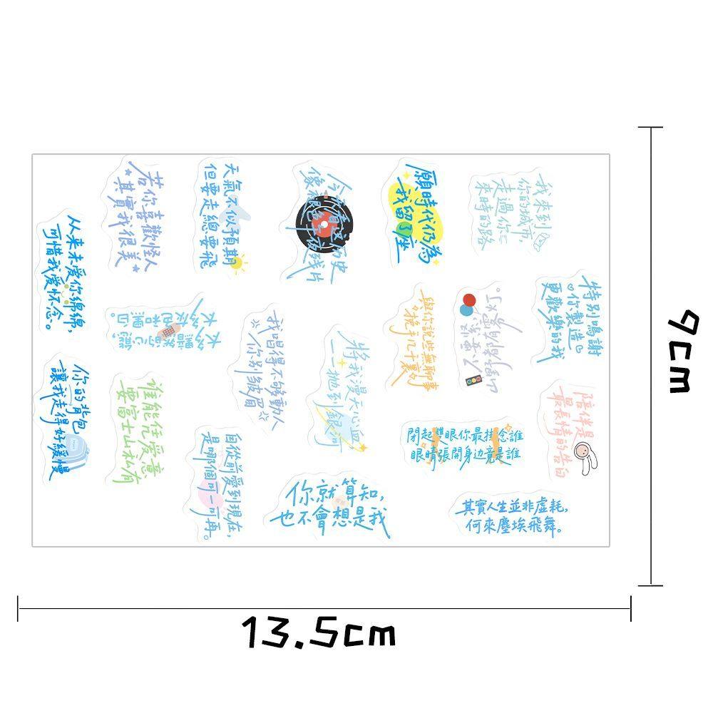 Eason周边】新款陈奕迅歌词转印贴图扑向歌手物料贴画装饰水杯diy