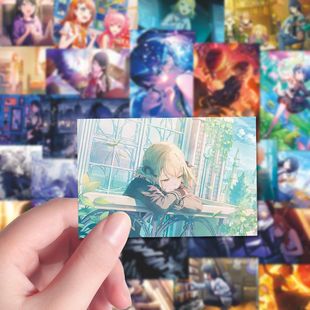 300张世界计划pjsk卡面贴纸二次元高颜值手机壳笔记本diy贴画防水